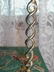 Vintage English Brass Spiral Twist Candlesticks