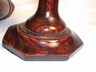 Vintage Tall Turned Treen Candlesticks