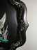 Vintage Gregorian Style Black Toleware Tray Geese
