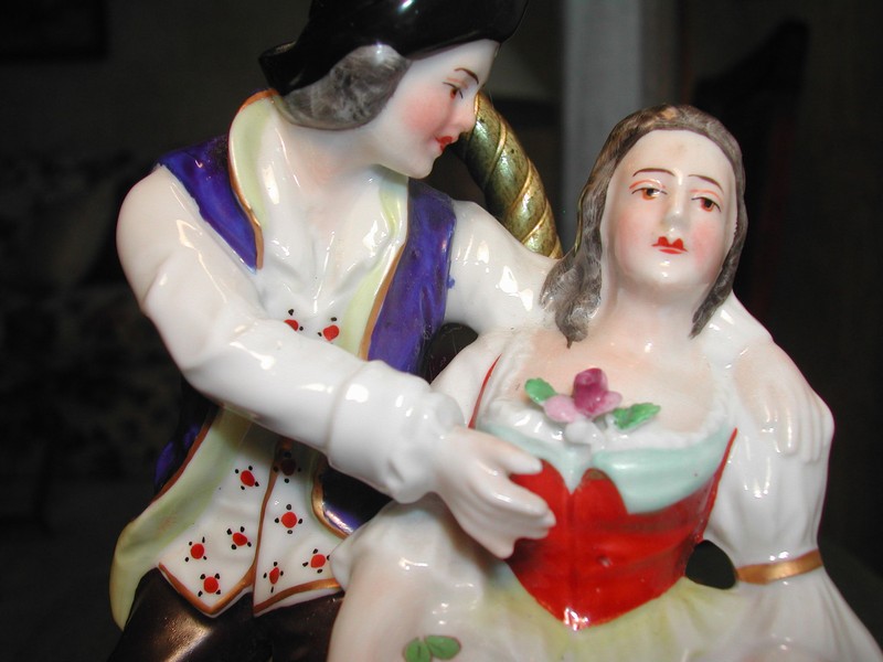 Vintage Sitzendorf "Meissen Style" Lamp