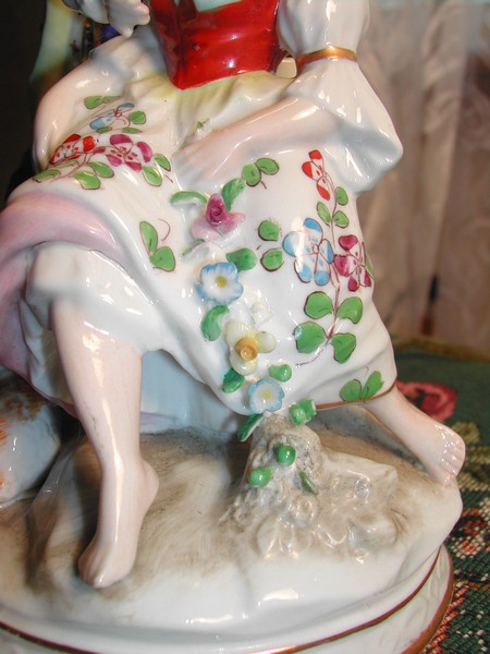 Vintage Sitzendorf "Meissen Style" Lamp