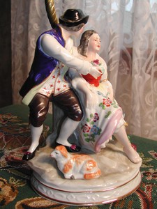 Vintage Sitzendorf "Meissen Style" Lamp