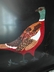 Couroc of Monterey Wood & Bakelite Inlay Pheasant Bird Tray 1960