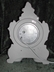 Retro Vintage Ivory & Gold Ceramic Classical Style Clock