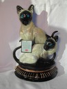 Siamese Cat Cast Iron Door Stop Upper Deck England