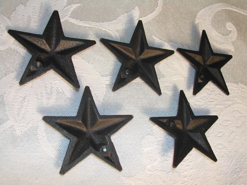 Wilton Products Inc. Cast Iron Metal Americana Stars Original Bo