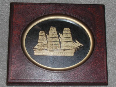 Henry B Hyde Down-easter Three Mast Schooner Ship Art
