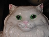An Adorable & Large Vintage Ceramic Persian Cat Figurine