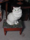 An Adorable & Large Vintage Ceramic Persian Cat Figurine