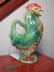 Vintage St. Clement French Majolica (Barbotine) Rooster Pitcher