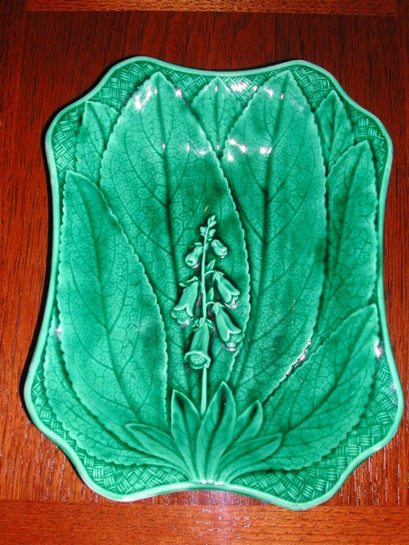 Wedgwood Foxglove Majolica Platter