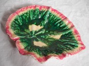 Lovely GSH Etruscan Begonia Leaf Dish