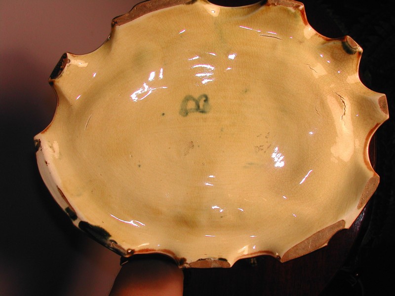 Continental Majolica Humidor "Stone Pump House"