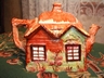 Lovely Vintage Majolica Cottageware Teapot c. 1940's