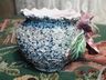 Vintage Salt Rolled Majolica Pot England