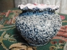 Vintage Salt Rolled Majolica Pot England