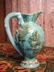 Vintage Majolica Ewer, Minton "Style" Fern & Bell Flower