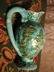Vintage Majolica Ewer, Minton "Style" Fern & Bell Flower