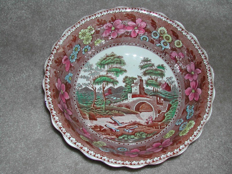 Antique Spode Copeland "Delft" Bowl c. 1875