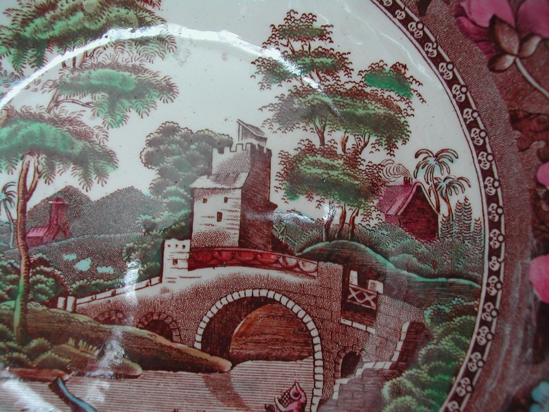 Antique Spode Copeland "Delft" Bowl c. 1875