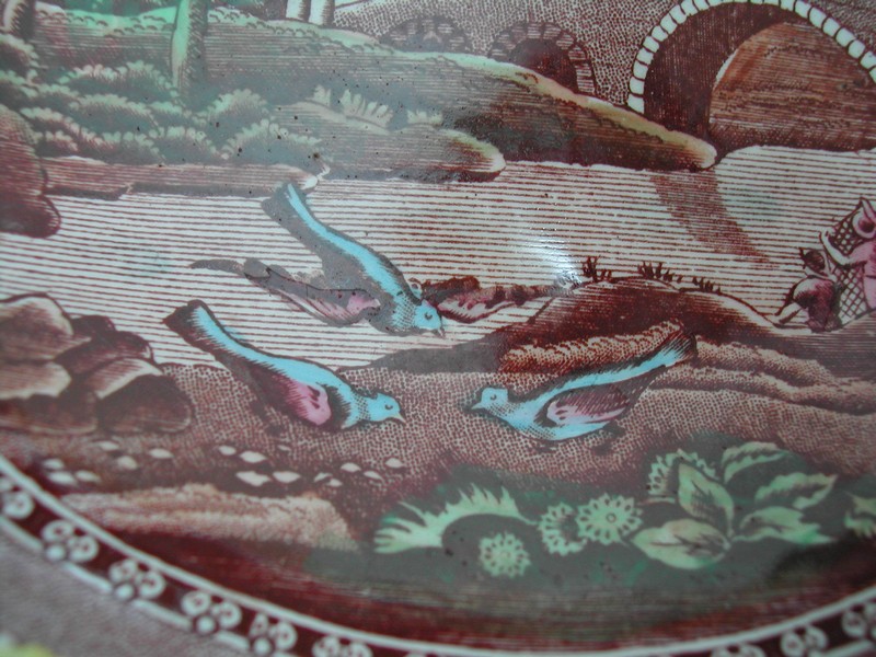 Antique Spode Copeland "Delft" Bowl c. 1875