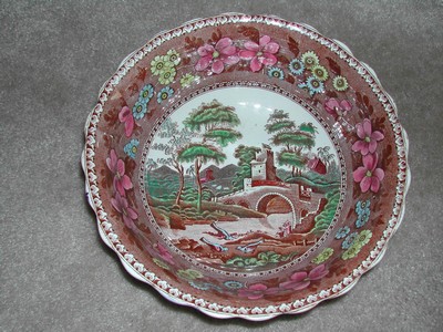 Antique Spode Copeland "Delft" Bowl c. 1875