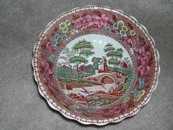 Antique Spode Copeland "Delft" Bowl c. 1875
