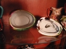 Majolica Humidor Black Americana Boy Watermelon (vintage)