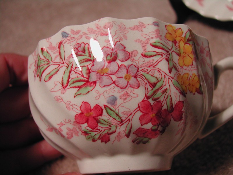 Copeland Spode Cup Saucer "Fairy Dell" c.1920