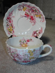 Copeland Spode Cup Saucer "Fairy Dell" c.1920