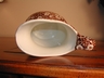 Brown & White Calico Chintz Pitcher Vintage England