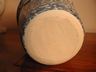 Blue & White Spongeware Bread Pot
