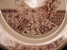 Antique T&R Boote England 1883 Brown &White Transfer ware Plate