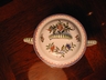 Meillonnas Faience Hand Painted Footed Cache Pot France