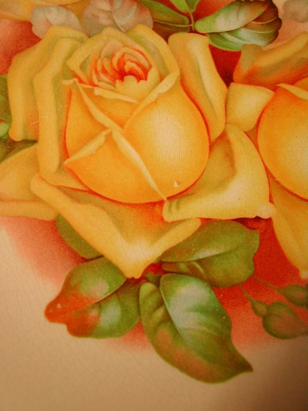 Antique Harker Pottery Co. Roses & Gold Charger