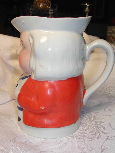 German Lady Character Jug/Mug Marked Vintage