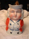 German Lady Character Jug/Mug Marked Vintage