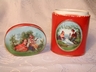 Vintage Romance Goebel Cigarette? Match? Dresser Jar / Lid