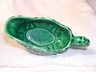 Shorter & Son Ltd. England Green Cabbage Leaf Majolica Creamer