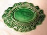 Shorter & Son Ltd. England Green Cabbage Leaf Majolica Creamer