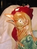 Frie Onnaing Style French Majolica (Barbotine) Rooster Pitcher