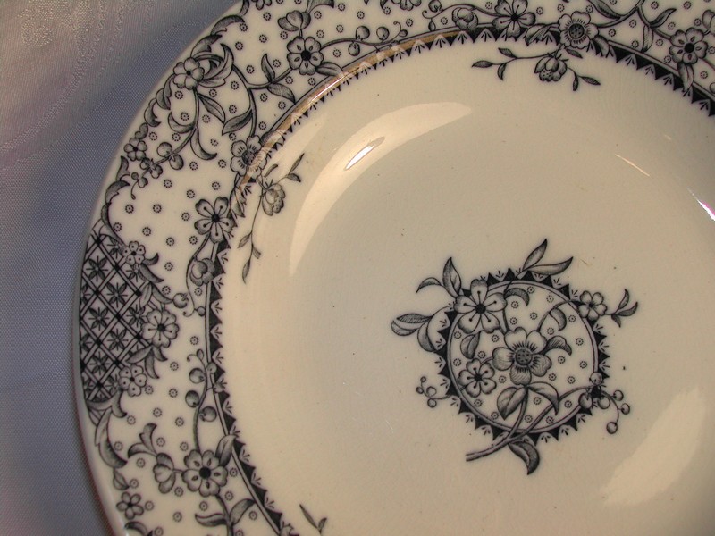 Antique Wedgwood Maltese Blue & White Transfer Ware Bowl England