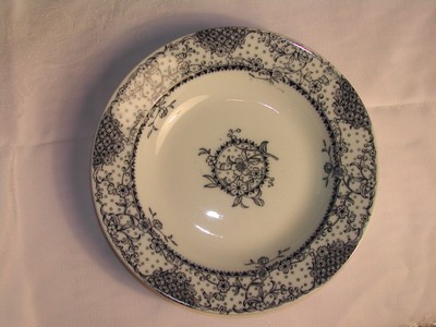 Antique Wedgwood Maltese Blue & White Transfer Ware Bowl England