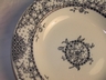 Antique Wedgwood Maltese Blue & White Transfer Ware Bowl England