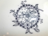 Antique Wedgwood Maltese Blue & White Transfer Ware Bowl England