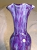Royal Haeger Ceramic Cobalt Blue & White Marbleized Vase