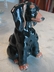 Vintage Ceramic Dachshund Puppy "Halsey Imports 1953"