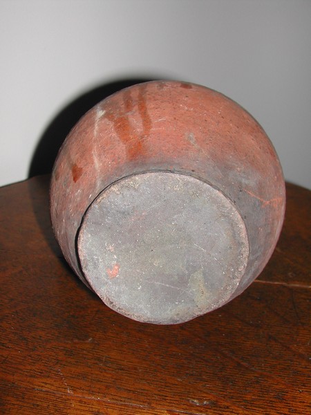Antique Redware Milk Pitcher Alsace, France
