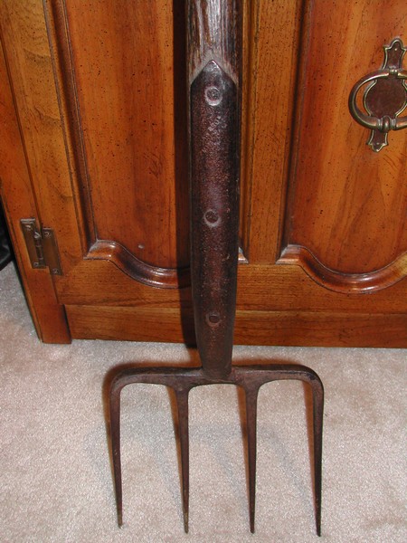 Oak U Handle Garden Pitchfork (England)