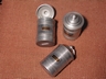 Vintage Aluminum Kitchen Canisters (set of 3)